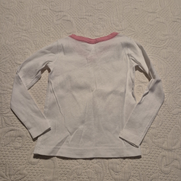 Hanna Andersson pajama top size 100 or US 4 GUC older cross top style - Picture 2 of 4